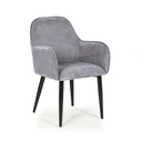 FAUTEUIL AUDE PANA GRIS 57X60X48/67/87 TISSU COLORIS GRIS