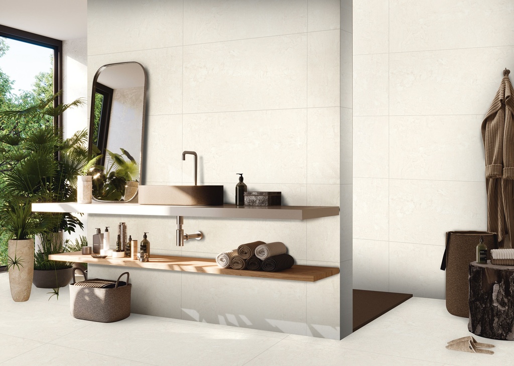 WAVESTONE BIANCO CAR 60X120 CARTONS DE 2 PIECES SOIT 1.44M²