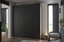 PORTE DRESSING EXTENSO L49,9XH229XP1,5 NOIR