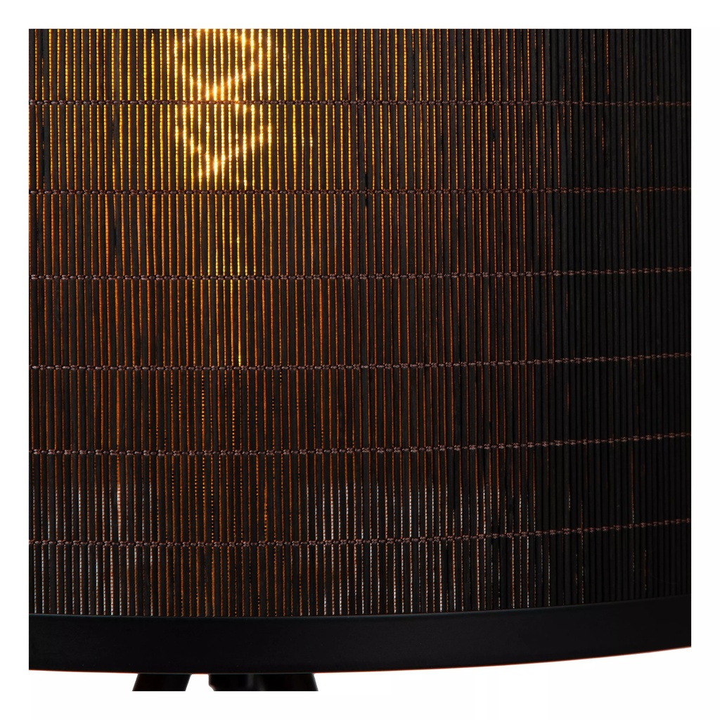 LAMPE DE TABLE D26CM 1XE27 NOIR 