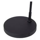 STIRLING - Lampadaire Rechargeable - Batterie/Piles - LED 3 StepDim - 1x3W 2700K - Noir - Dimensions L x l x h : 28 cm x 20 cm x 137,5 cm