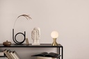Lampe de table - Ø 12 cm - 1xG9 - Or Mat / Laiton