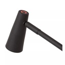 STIRLING - Lampe de bureau Rechargeable - Batterie/Piles - LED 3 StepDim - 1x3W 2700K - Noir -
 Dimensions L x l x h : 30,5 cm x 14 cm x 47,5 cm
