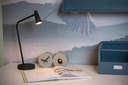 STIRLING - Lampe de bureau Rechargeable - Batterie/Piles - LED 3 StepDim - 1x3W 2700K - Noir -
 Dimensions L x l x h : 30,5 cm x 14 cm x 47,5 cm