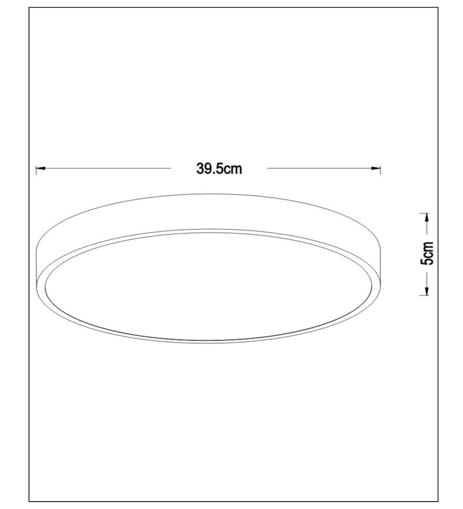 UNAR - Plafonnier - Ø 39,5 cm - LED 3 StepDim - 1x24W 2700K - Or Mat / Laiton