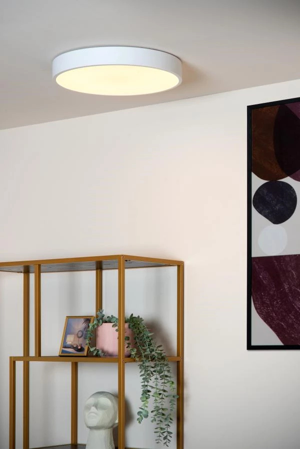 UNAR - Plafonnier - Ø 39,5 cm - LED 3 StepDim - 1x24W 2700K - Blanc