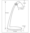 LUDO - Lampe de bureau - LED - 1x4,5W 3000K - Or Mat / Laiton