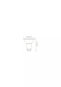 MR16 - Ampoule led - Ø 5 cm - LED Dim. - GU10 - 1x5W 3000K - Noir