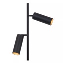 LAMPADAIRE 2XGU10 NOIR - Dimensions L x l x h  : 22 cm x 22 cm x 140 cm