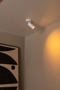SPOT PLAFOND 1XGU10 BLANC 