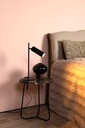 CLUBS - Lampe de bureau - 1xGU10 - Noir - Dimensions L x l x h :15 cm x 15 cm x 42 cm