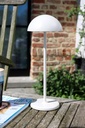 JOY - Lampe de table Rechargeable Intérieur/Extérieur - Batterie/Piles - Ø 12 cm - LED Dim. - 1x1,5W 3000K - IP54 - Blanc