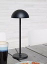 JOY - Lampe de table Rechargeable Intérieur/Extérieur - Batterie/Piles - Ø 12 cm - LED Dim. - 1x1,5W 3000K - IP54 - Noir