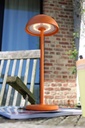 JOY - Lampe de table Rechargeable Intérieur/Extérieur - Batterie/Piles - Ø 12 cm - LED Dim. - 1x1,5W 3000K - IP54 - Orange