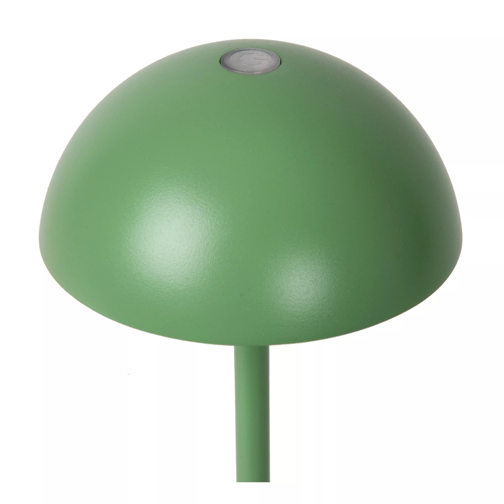 JOY - Lampe de table Rechargeable Intérieur/Extérieur - Batterie/Piles - Ø 12 cm - LED Dim. - 1x1,5W 3000K - IP54 - Vert