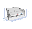 CANAPE DEONA 2PL ACACIA