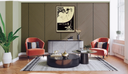 Panneau mural décoratif en bois à Chevron Chêne Oak 600MM x 2400MM x 13.2MM