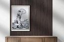 Panneau mural décoratif en bois à rayures Noyer Am.  600MM x 2400MM x 13.2MM