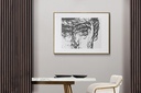 Panneau mural décoratif en bois à rayures Noyer Am.  600MM x 2400MM x 13.2MM