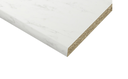 Plan de tavail stratifié Calacatta Marble L 3605 mm x l 650 mm x Ep. 38 mm - Fabrication Française