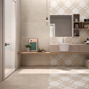 Serenite Sable Carrelage sol/mur intérieur effet béton gris clair New design l.60 x L.60 cm CTN DE 3 PIECES SOIT 1.11M²