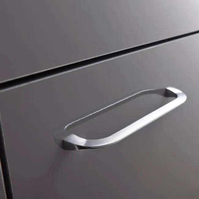 CUISINE AMBIANCE COMPLETE 2M40 GRIS BRILLANT ELECTROMENAGER INCLUS