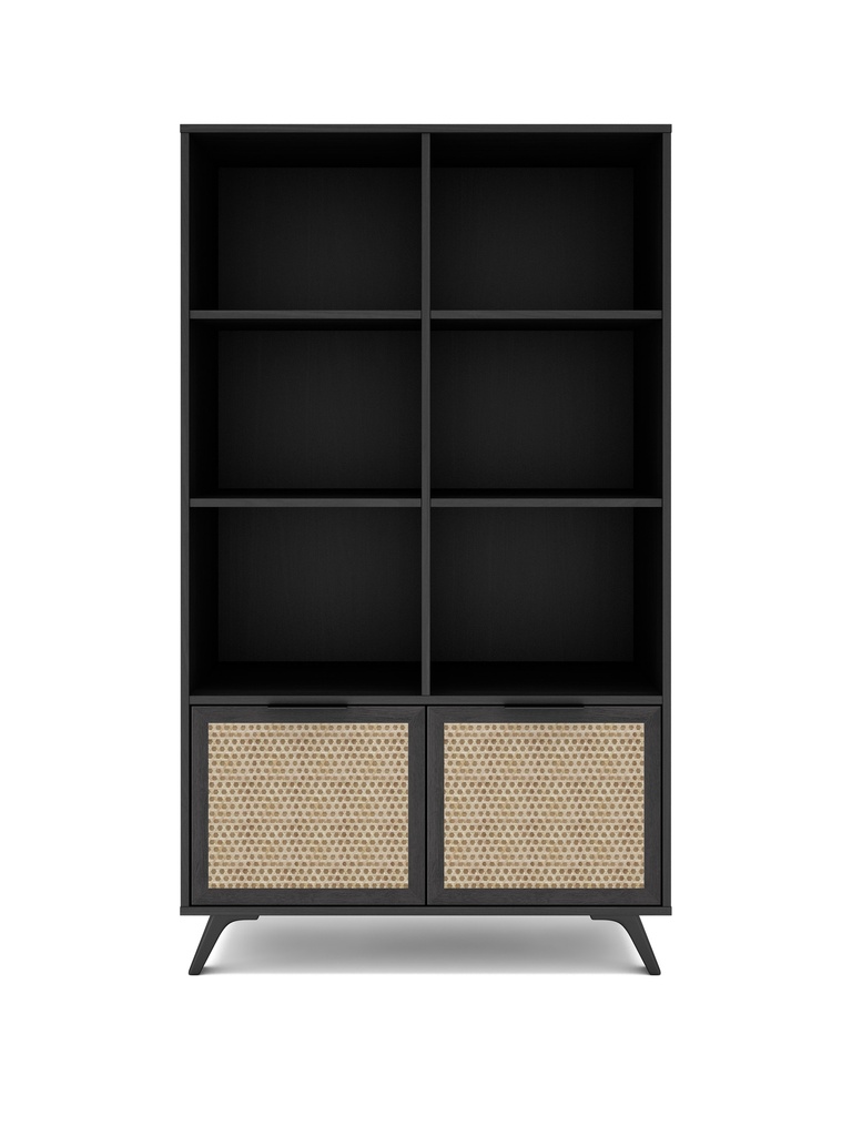 ETAGERE ACACIA 2P6N BOCAMINA/SERI. TEXTURE 92x40x160