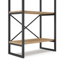 ETAGERE DUSAN 58CM SEPET/NOIR METAL 5 NIVEAUX