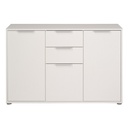 ENFILADES AXEL BLANC SNOW 3PTES + 2TIR DIM : L120 x H82 x P40