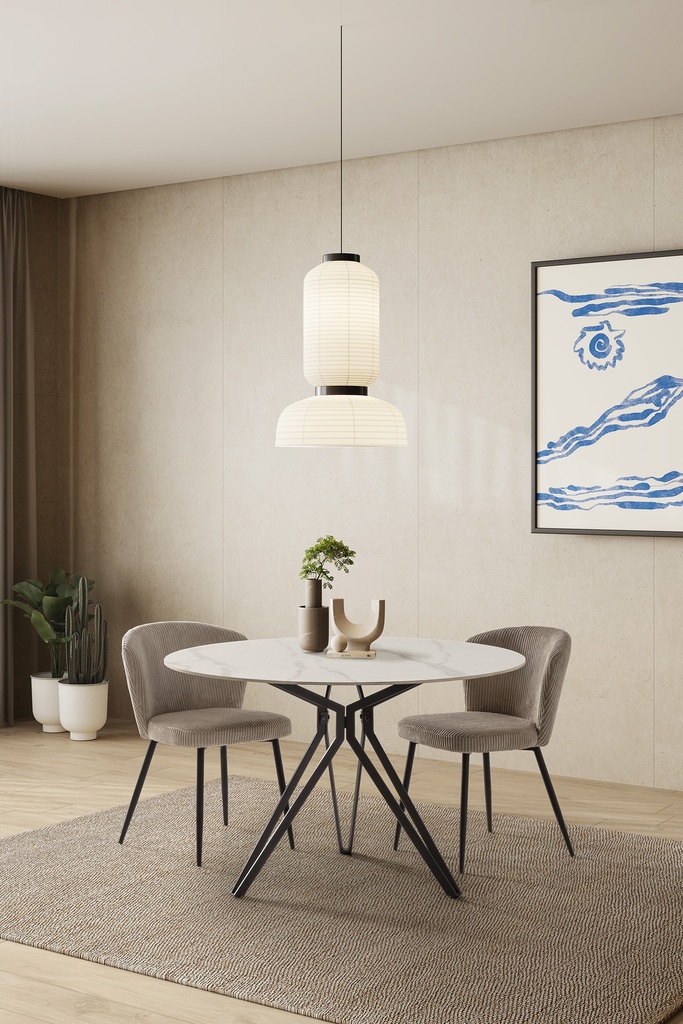 17760 TABLE RONDE AINA DIAM/120 CM