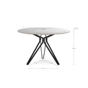 17760 TABLE RONDE AINA DIAM/120 CM