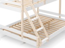 16670 LIT SUPERPOSE LIVIA 90/140X190 BLANC CIRE/BLANC