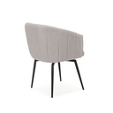 17240 FAUTEUIL PIVOTANT ENKA TISSU TAUPE 61X60X49/68/81