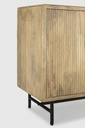 16579 BUFFET MUNDRA 4P 190CM BOIS DE MANGUIER NATUREL,PIEDS METAL 190X40X85