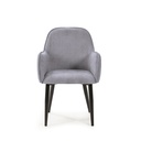 FAUTEUIL AUDE PANA GRIS 57X60X48/67/87 TISSU COLORIS GRIS
