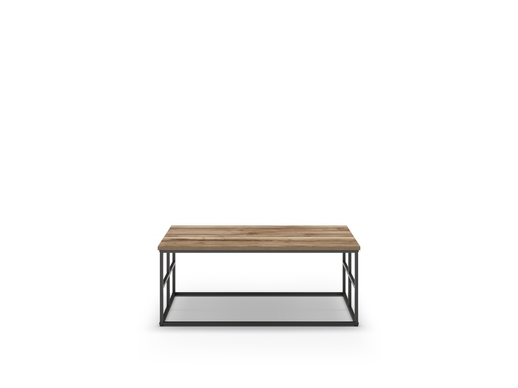 TABLE BASSE LAILA KEMECE/NOIR METAL 100X60X40
