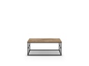 TABLE BASSE LAILA KEMECE/NOIR METAL 100X60X40