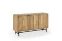 BUFFET MUNDRA 3P 150 CM BOIS DE MANGUIER NATUREL,PIEDS METAL 150X40X50