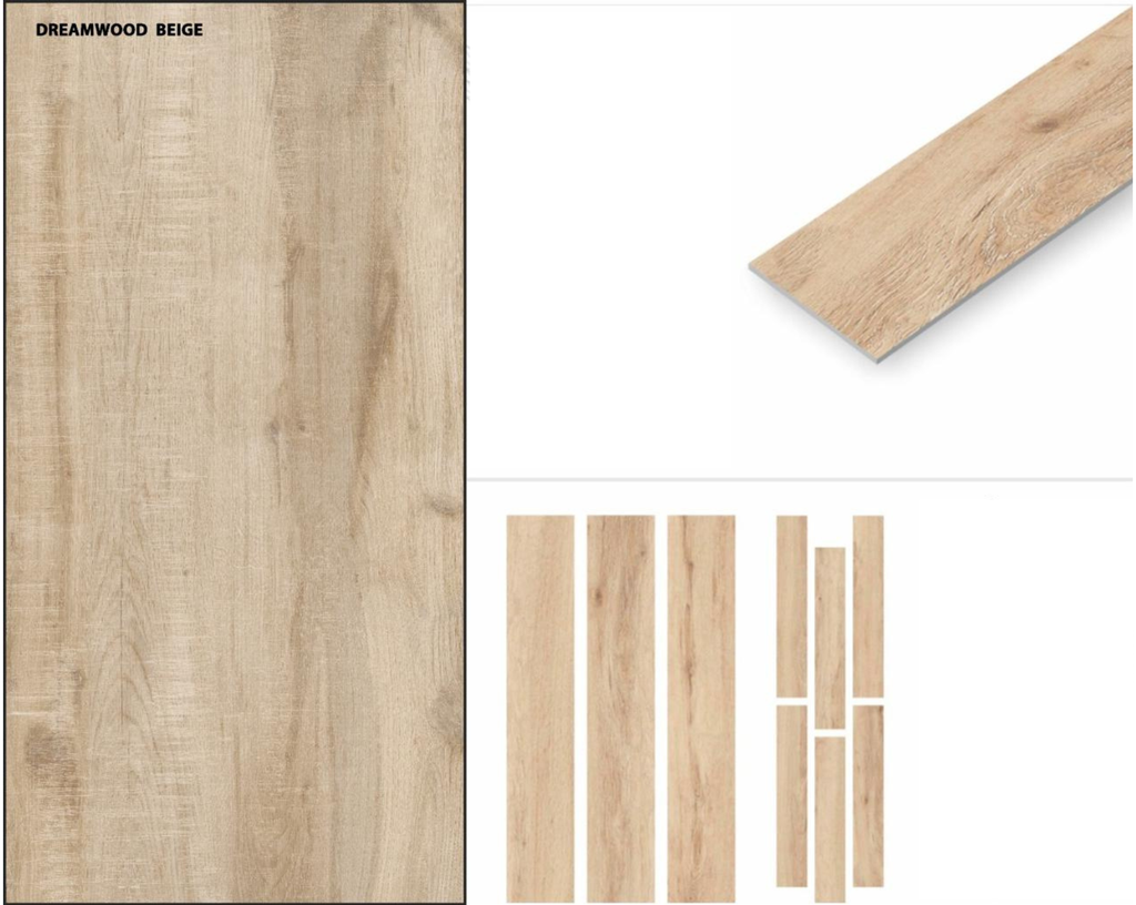 DREAMWOOD BEIGE 19,5 X 120 CM CTN DE 6PCS = 1,40M²