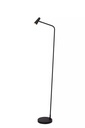 STIRLING - Lampadaire Rechargeable - Batterie/Piles - LED 3 StepDim - 1x3W 2700K - Noir - Dimensions L x l x h : 28 cm x 20 cm x 137,5 cm