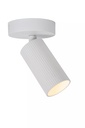CLUBS - Spot plafond - 1xGU10 - Blanc - Dimensions L x l x h : 10 cm x 10 cm x 14,9 cm