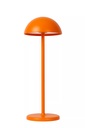 JOY - Lampe de table Rechargeable Intérieur/Extérieur - Batterie/Piles - Ø 12 cm - LED Dim. - 1x1,5W 3000K - IP54 - Orange