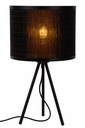 TAGALOG - Lampe de table - Ø 26 cm - 1xE27 - Noir