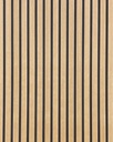 Panneau mural décoratif en bois à rayures Chêne Oak  600MM x 2400MM x 13.2MM