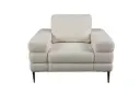 Canape CANAELA Fauteuil tissu – Couleur -T01 -Beige - MB2412/1PL -  Dim :  110 x 105 x 84 cm