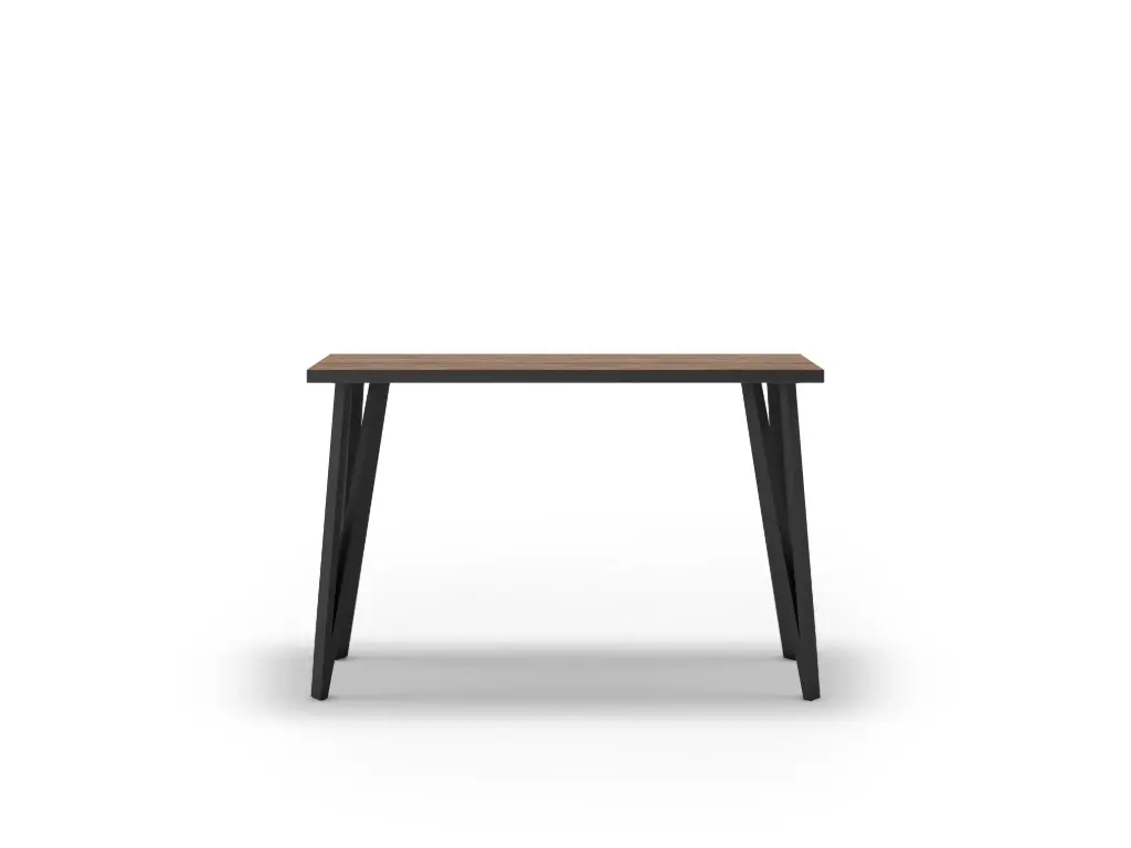 Console SINDI 120×40 Noyer Sabi / chant noir – Dim : 120 × 40 × 77