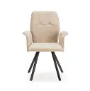 Fauteuil MERY beige – Dim : 42 × 45 × 89