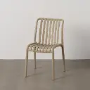 Chaise Beige en Polypropylène Extérieur – Dim : 50x58x80 cm