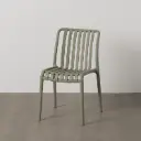 Chaise Verte en Polypropylène Extérieur – Dim : 50x58x80 cm