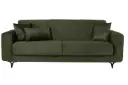 Canapé HARIS convertible 3 places – tissu Maya Vert Sauge (L:225 / P:85 / H:87 cm)